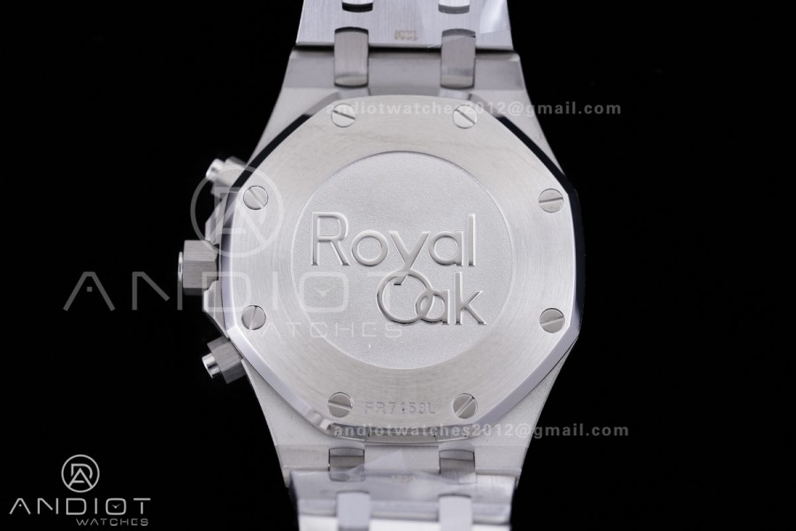 Royal Oak Chrono 26715 SS APSF 1:1 Best Edition Blue Dial On SS Bracelet A2385