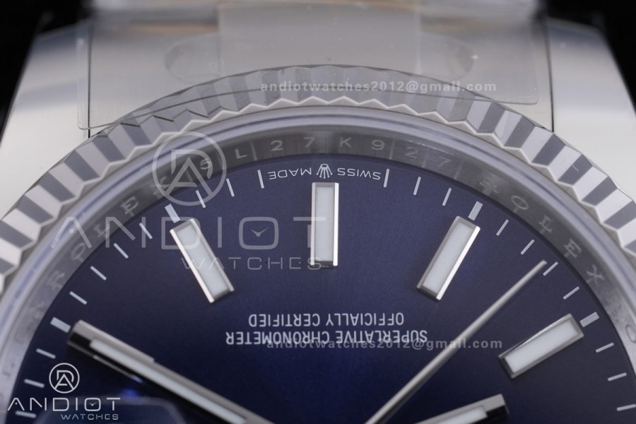 DateJust 36 SS 126234 ARF 1:1 Best Edition Blue Dial on Oyster Bracelet DD3235