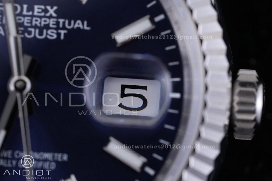 DateJust 36 SS 126234 ARF 1:1 Best Edition Blue Dial on Oyster Bracelet DD3235