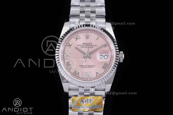 DateJust 36 SS 126234 ARF 1:1 Best Edition Pink Di...