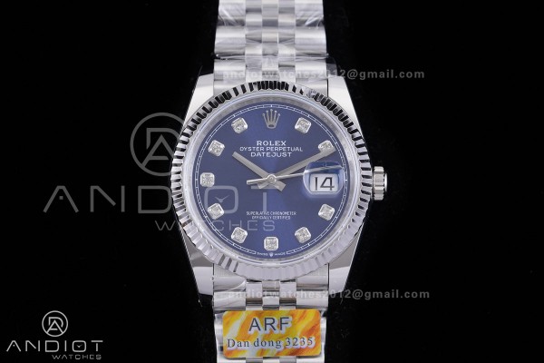 DateJust 36 SS 126234 ARF 1:1 Best Edition Blue Di...
