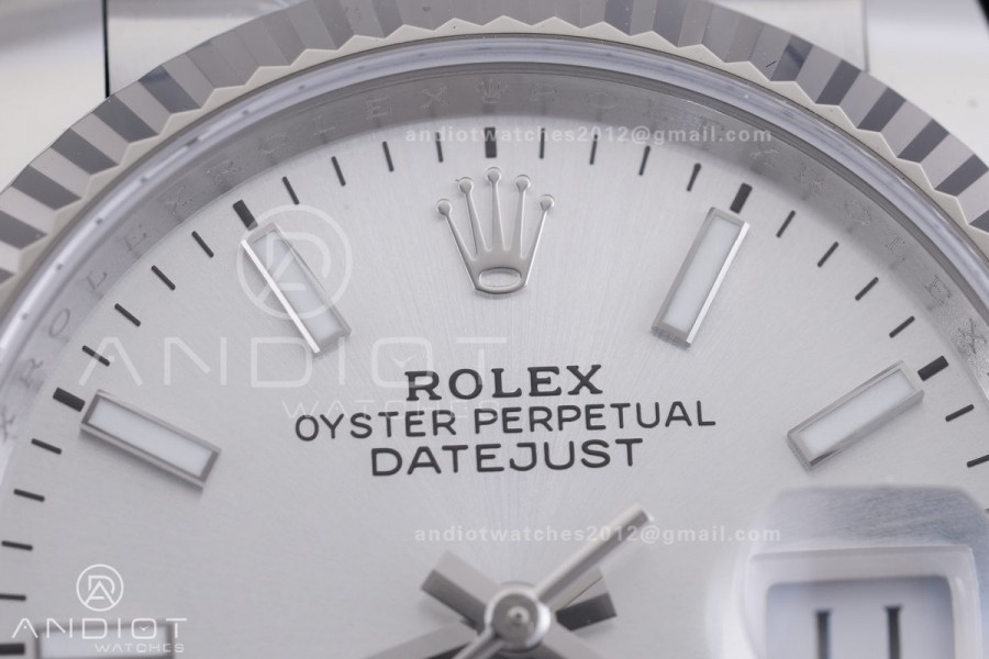 DateJust 36 SS 126234 ARF 1:1 Best Edition Slive Stick Dial on Jubilee Bracelet DD3235