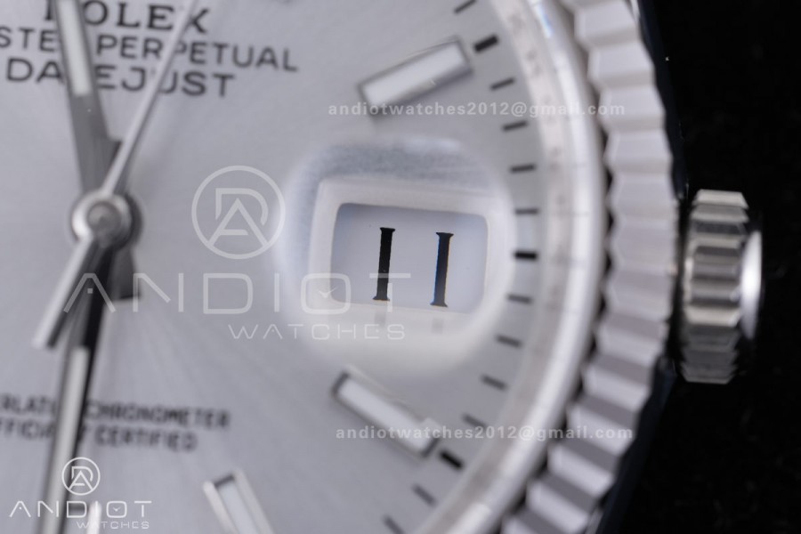 DateJust 36 SS 126234 ARF 1:1 Best Edition Slive Stick Dial on Jubilee Bracelet DD3235