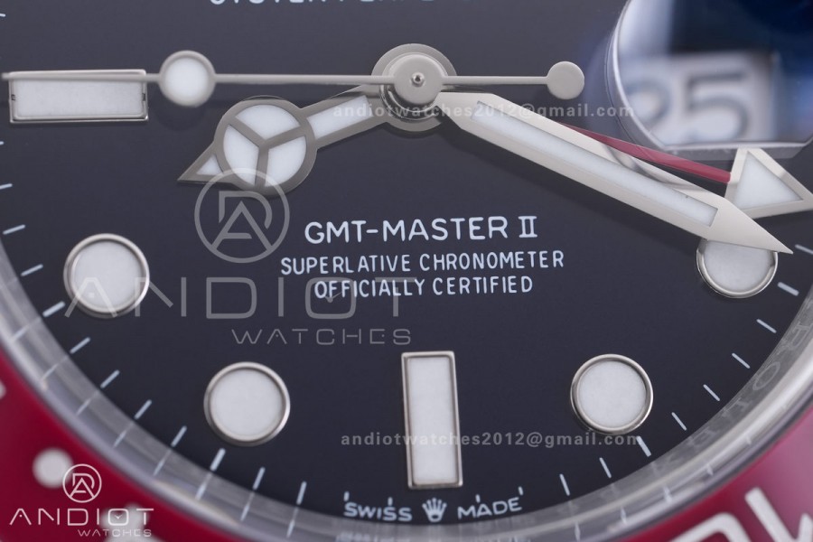 GMT Master II 126719 BLRO Gain Weight V4 Gold Factory 1:1 Best Edition Blue Dial On Oyster Bracelet SH3285 CHS