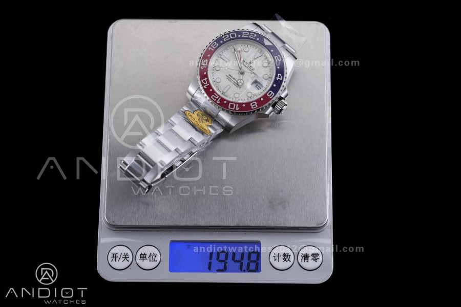 GMT Master II 126719 BLRO Gain Weight V4 Gold Factory 1:1 Best Edition Real Meteorite Dial On Oyster Bracelet SH3285 CHS