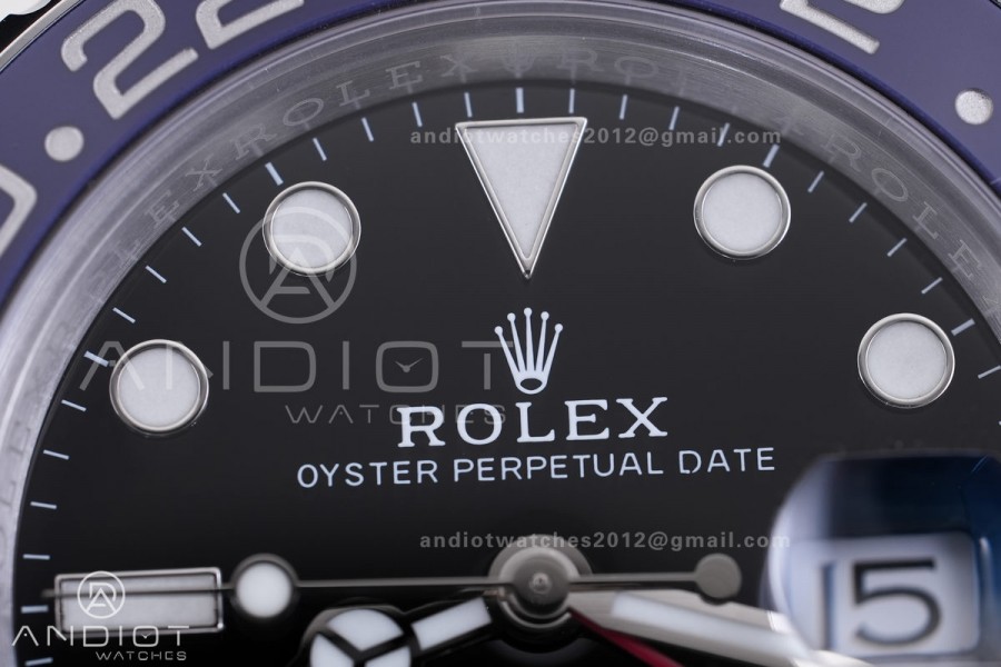 GMT Master II 126719 BLRO Gain Weight V4 Gold Factory 1:1 Best Edition Black Dial On Oyster Bracelet SH3285 CHS