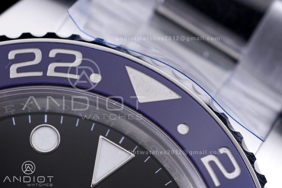 GMT Master II 126719 BLRO Gain Weight V4 Gold Factory 1:1 Best Edition Black Dial On Oyster Bracelet SH3285 CHS