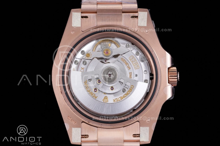 GMT Master II 126715 CHNR Gain Weight  V4 Gold Factory 1:1 Best Edition Black Dial on RG Bracelet VR3285 CHS