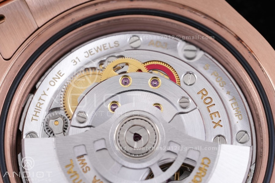 GMT Master II 126715 CHNR Gain Weight  V4 Gold Factory 1:1 Best Edition Black Dial on RG Bracelet VR3285 CHS