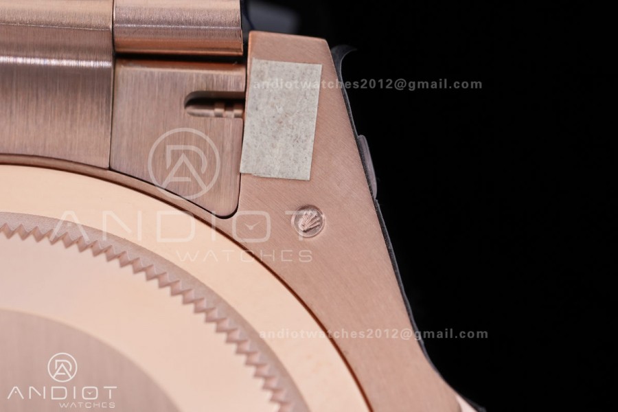 GMT Master II 126715 CHNR Gain Weight  V4 Gold Factory 1:1 Best Edition Black Dial on RG Bracelet VR3285 CHS