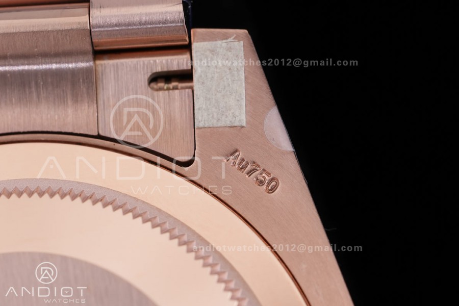 GMT Master II 126715 CHNR Gain Weight  V4 Gold Factory 1:1 Best Edition Black Dial on RG Bracelet VR3285 CHS