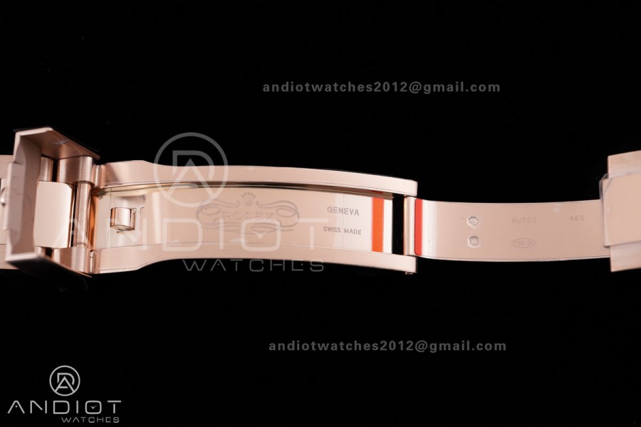 GMT Master II 126715 CHNR Gain Weight  V4 Gold Factory 1:1 Best Edition Black Dial on RG Bracelet VR3285 CHS