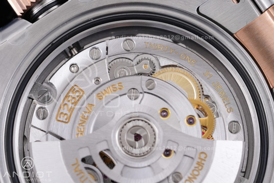 GMT-Master II 126711 CHNR Gain Weight V4 Gold Factory 1:1 Best Edition Black Dial On SS/RG Bracelet SH3285 CHS