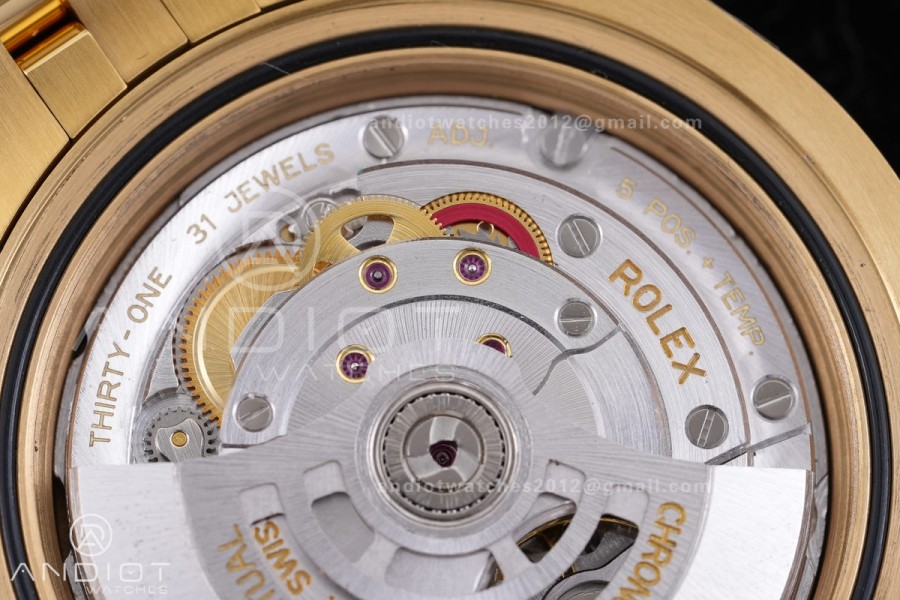 GMT Master II 126718 GRNR Gain Weight V4 Gold Factory 1:1 Best Edition Black Dial On YG Jubilee Bracelet SH3285 CHS