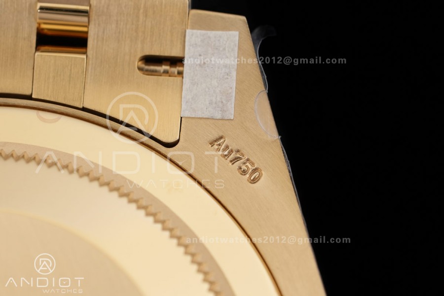 GMT Master II 126718 GRNR Gain Weight V4 Gold Factory 1:1 Best Edition Black Dial On YG Jubilee Bracelet SH3285 CHS