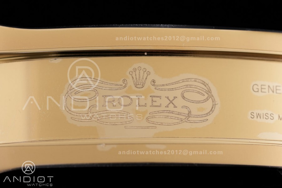 GMT Master II 126718 GRNR Gain Weight V4 Gold Factory 1:1 Best Edition Black Dial On YG Jubilee Bracelet SH3285 CHS