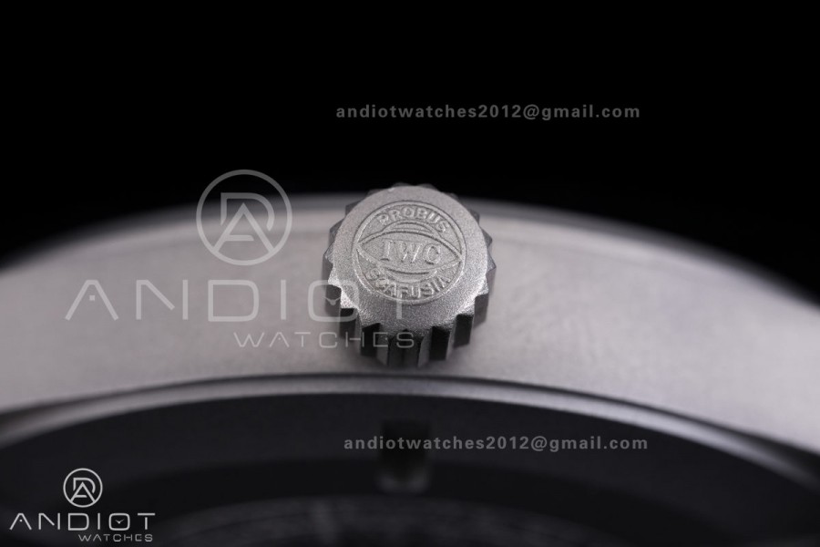 Mark XX Patrouille Suisse Titanium IW328209 M+F 1:1 Best Edition on Black Nylon Strap Miyota9015