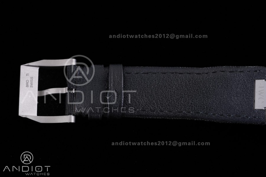 Mark XX Patrouille Suisse Titanium IW328209 M+F 1:1 Best Edition on Black Nylon Strap Miyota9015