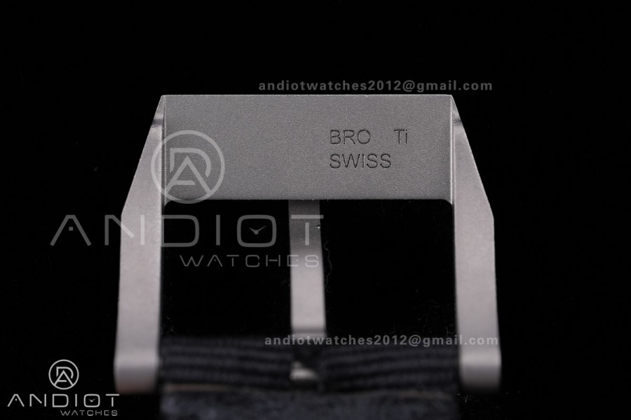 Mark XX Patrouille Suisse Titanium IW328209 M+F 1:1 Best Edition on Black Nylon Strap Miyota9015