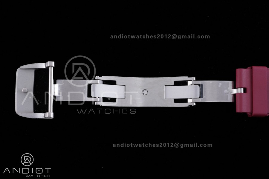 RM16-02 Red NTPT Umi Office Best Edition Skeleton Dial On Red Rubber Strap Asian CRMA9