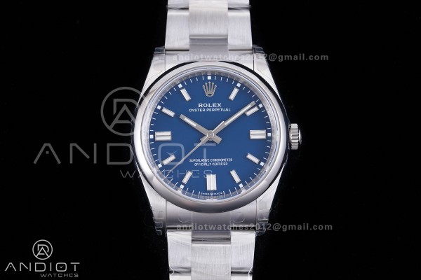 Oyster Perpetual 126000 36mm VSF 1:1 Best Edition 904L Steel Deep Blue Dial VS3230 V2