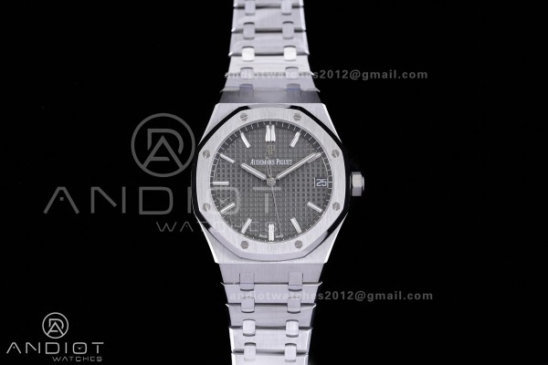 Royal Oak 15500 SS APSF 1:1 Best Edition Gray Dial...