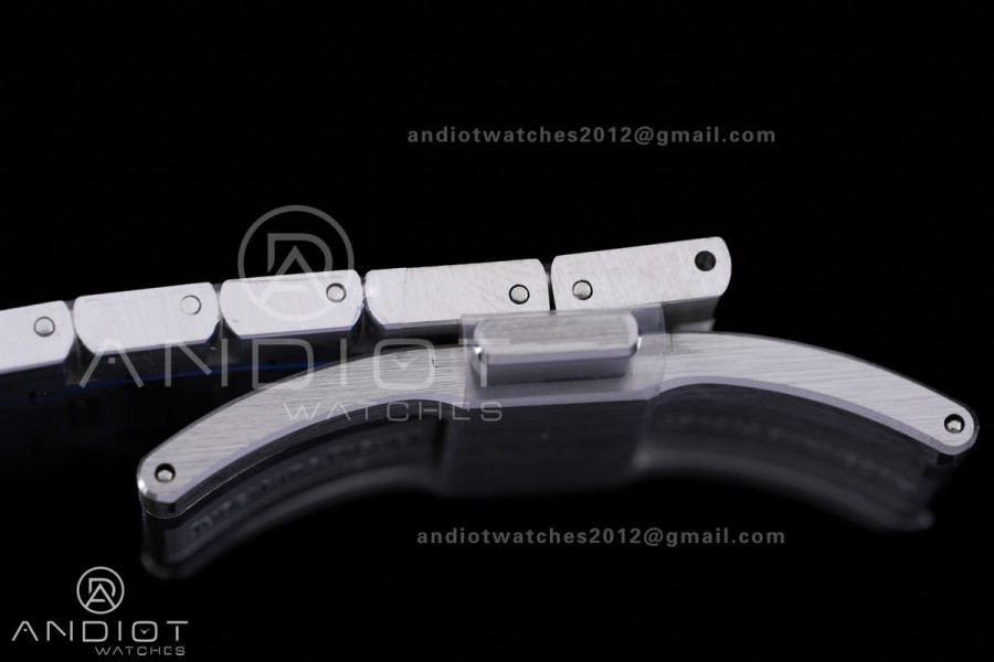 Royal Oak 15500 SS APSF 1:1 Best Edition Gray Dial on SS Bracelet SA4302 Super Clone V3 (Free Sprung)