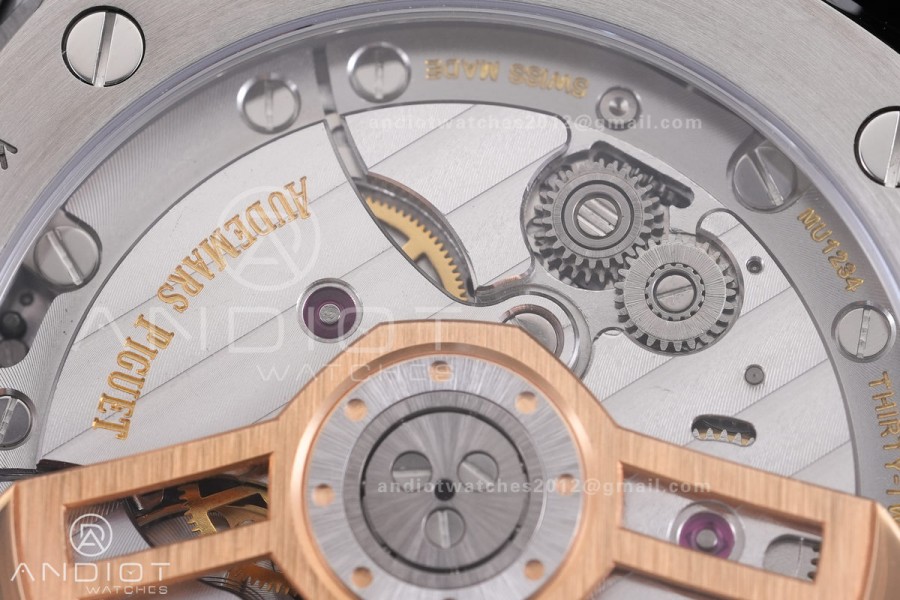 Royal Oak 15500 SS APSF 1:1 Best Edition White Dial on SS Bracelet SA4302 Super Clone V3 (Free Sprung)