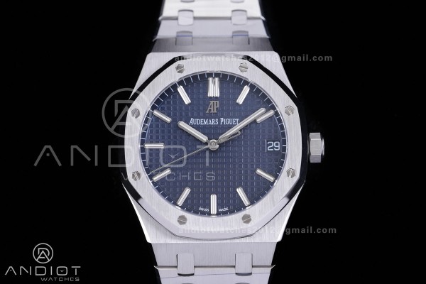Royal Oak 15500 SS APSF 1:1 Best Edition Blue Dial...