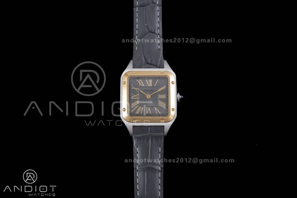 Santos Dumont 27.5mm SS AF 1:1 Best Edition YG Bez...