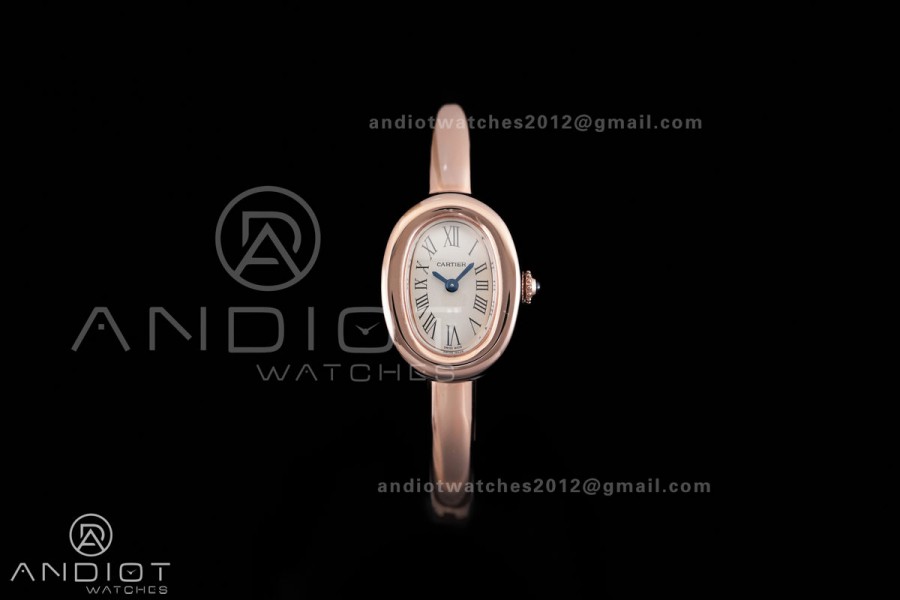 Baignoire Watch RG AF 1:1 Best Edition Silver Dial On RG Bracelet RONDA Quartz