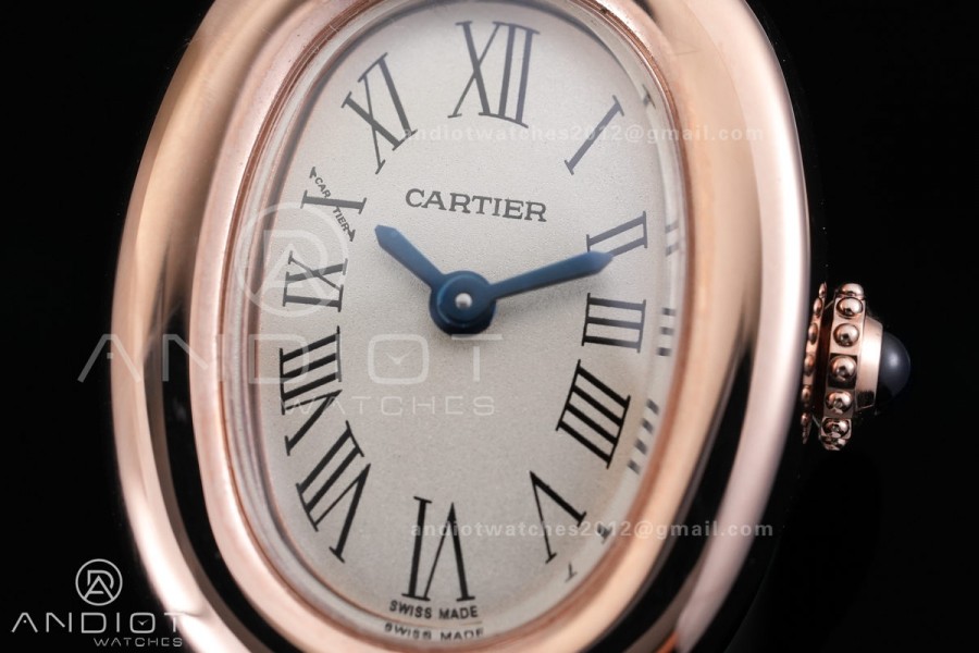 Baignoire Watch RG AF 1:1 Best Edition Silver Dial On RG Bracelet RONDA Quartz