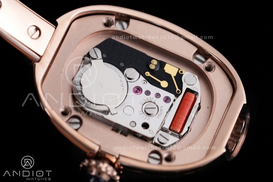 Baignoire Watch RG AF 1:1 Best Edition Silver Dial On RG Bracelet RONDA Quartz