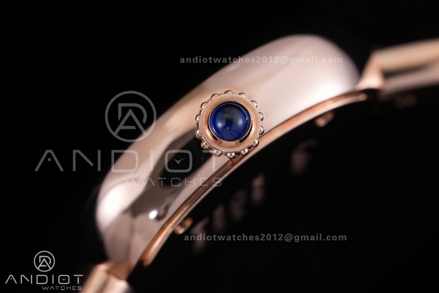 Baignoire Watch RG AF 1:1 Best Edition Silver Dial On RG Bracelet RONDA Quartz