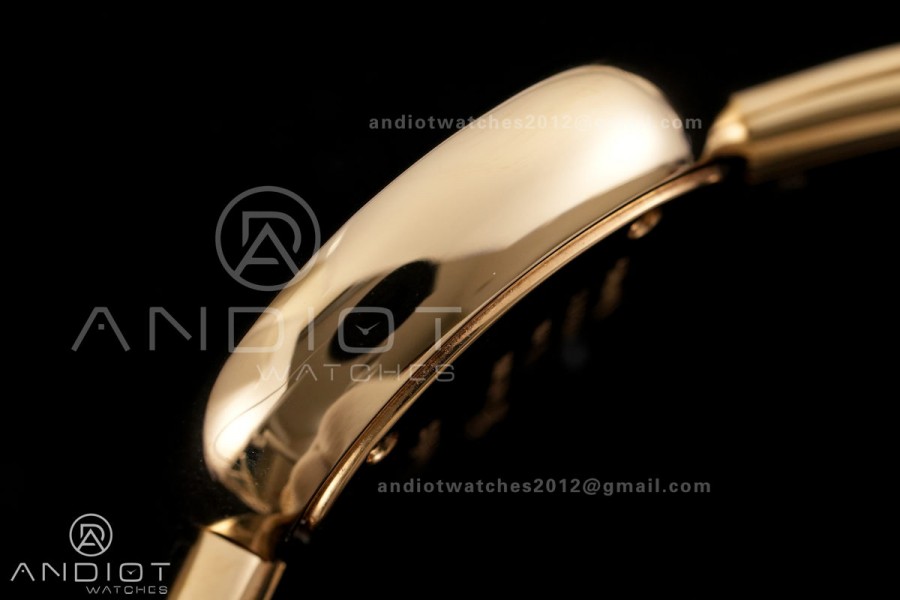 Baignoire Watch YG AF 1:1 Best Edition Silver Dial On YG Bracelet RONDA Quartz