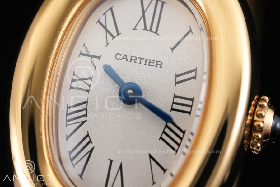 Baignoire Watch YG AF 1:1 Best Edition Silver Dial On YG Bracelet RONDA Quartz