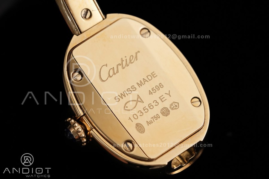 Baignoire Watch YG AF 1:1 Best Edition Silver Dial On YG Bracelet RONDA Quartz