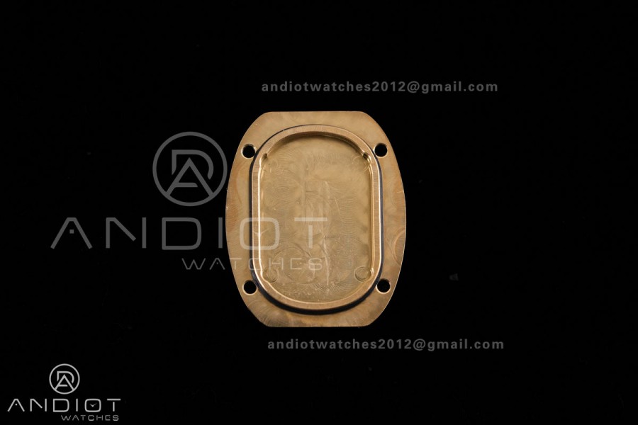 Baignoire Watch YG AF 1:1 Best Edition Silver Dial On YG Bracelet RONDA Quartz