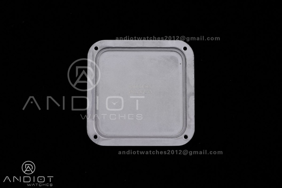 Santos Dumont 31.4mm AF 1:1 Best Edition Silver Dial on Blue Leather Strap Ronda Quartz