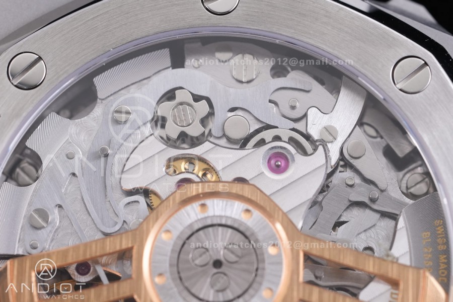 Royal Oak Chrono 26240 SS V2 APSF 1:1 Best Edition Silver Dial on SS Bracelet SA4401 Super Clone (Free Sprung)