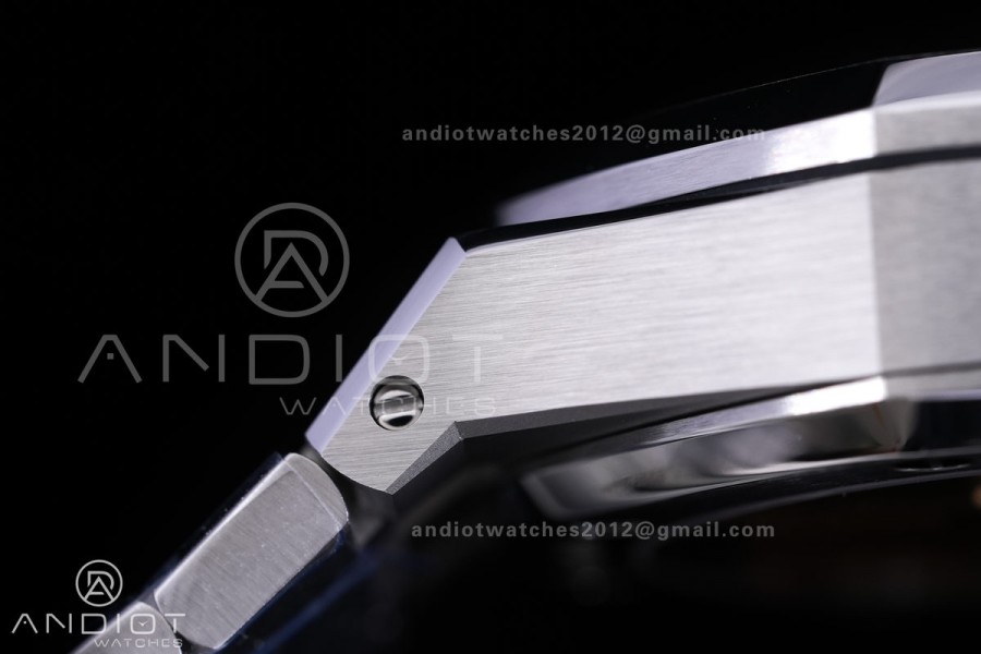 Royal Oak Chrono 26240 SS V2 APSF 1:1 Best Edition Blue Dial on SS Bracelet SA4401 Super Clone (Free Sprung)