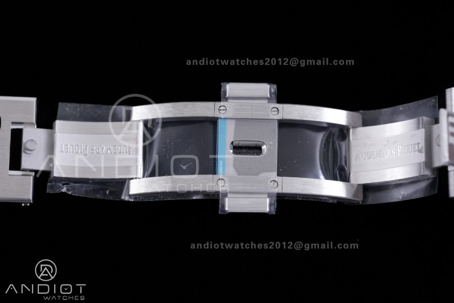 Royal Oak Chrono 26240 SS V2 APSF 1:1 Best Edition Blue Dial on SS Bracelet SA4401 Super Clone (Free Sprung)