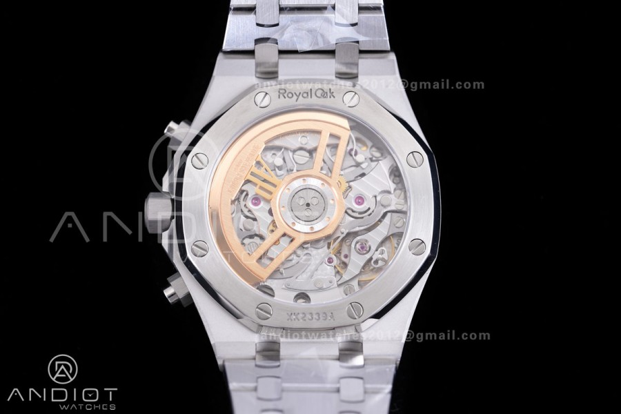 Royal Oak Chrono 26240 SS V2 APSF 1:1 Best Edition Blue Dial on SS Bracelet SA4401 Super Clone (Free Sprung)