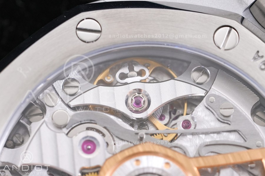 Royal Oak Chrono 26240 SS V2 APSF 1:1 Best Edition Blue Dial on SS Bracelet SA4401 Super Clone (Free Sprung)