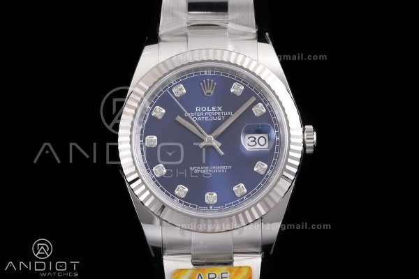 DateJust 41 126334 ARF 1:1 Best Edition 904L Steel...