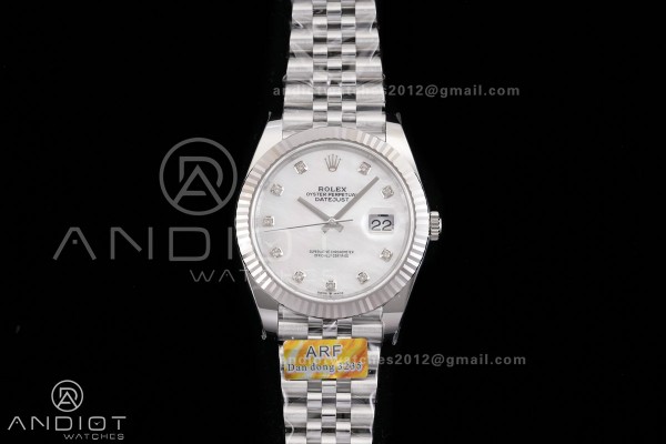DateJust 41 126334 904L SS ARF 1:1 Best Edition Wh...