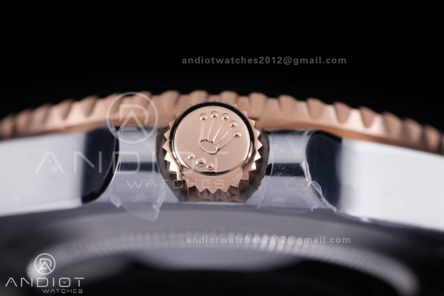 GMT Master II 126711 CHNR 904L SS/RG ARF Gain Weight 1:1 Root Beer Best Edition Black Dial On SS/RG Bracelet DD3285