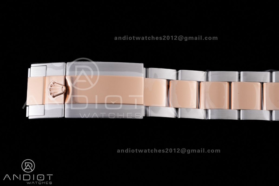 GMT Master II 126711 CHNR 904L SS/RG ARF Gain Weight 1:1 Root Beer Best Edition Black Dial On SS/RG Bracelet DD3285