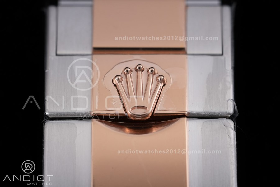 GMT Master II 126711 CHNR 904L SS/RG ARF Gain Weight 1:1 Root Beer Best Edition Black Dial On SS/RG Bracelet DD3285