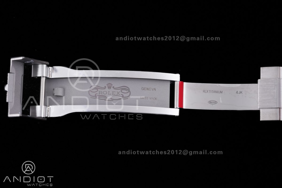 Yacht-Master 226627 Titanium ARF 1:1 Best Edition Black Dial On Titanium Bracelet DD3235